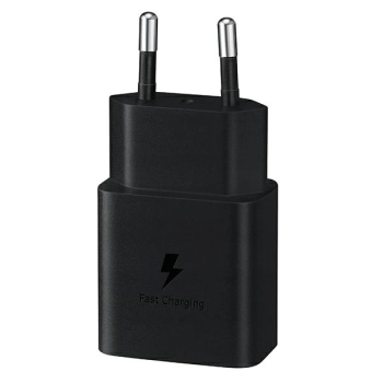 Ład. siec. Samsung EP-T1510XB 15WFast Charge + kabel USB-C/USB-C czarny/black