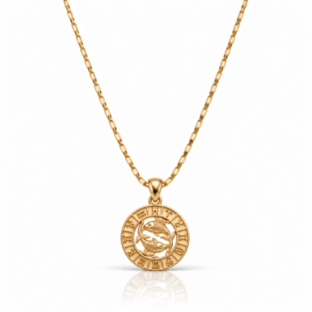 Naszyjnik ze znakiem zodiaku Ryby (C26/TAL/32AU)