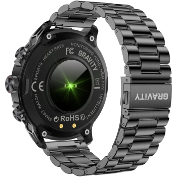 Smartwatch Gravity Czarny Pasek + Bransoleta GT41-4