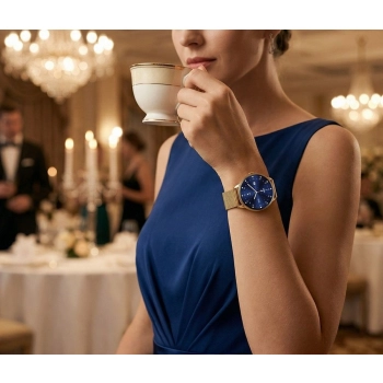 Smartwatch Gravity Złoty Pasek + Bransoleta GT31-2