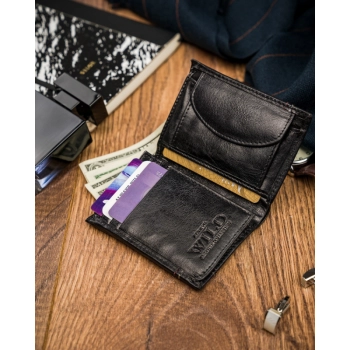 Portfel męski skórzany N20191-VTK-D BLACK