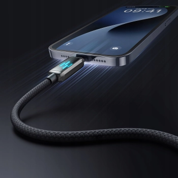 MCDODO ŁADOWARKA KABEL USB LIGHTNING SZYBKIEGO ŁADOWANIA DO IPHONE 1M LED