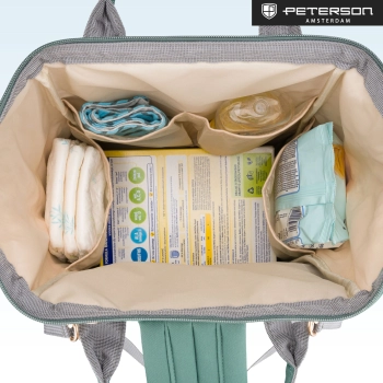Torba na wózek plecak dla mamy mommy bag organizer do wózka Peterson