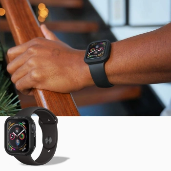 SPIGEN RUGGED ARMOR APPLE WATCH 4 / 5 / 6 / 7 / 8 / 9 / SE (40 / 41 MM) BLACK