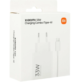 Ładowarka sieciowa Xiaomi MDY-16-EF 1xUSB-A 33W z kablem USB-C 3A - biała