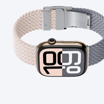 Zestaw 2 pasków AMAZINGTHING Blend Band do Apple Watch 42mm - różowo-szary / różowy
