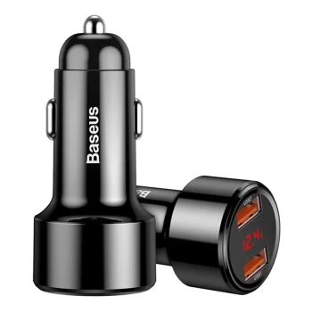 Ładowarka samochodowa Baseus Magic 2x USB QC 3.0 45W (czarna)