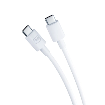 Accessories - 3mk Hyper Charger PD 25W+USB Cable C to C White