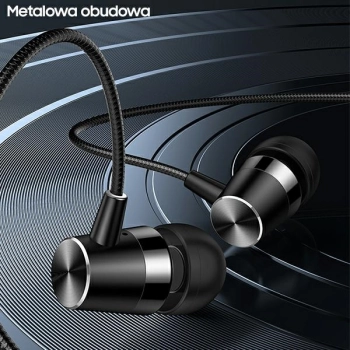 USAMS Słuchawki stereo EP-42 3,5 mmfor set 1szt. biały/white SJ475HS02-1