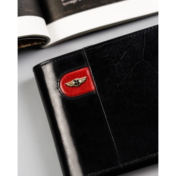 PETERSON PREMIUM portfel męski skórzany + pudełko