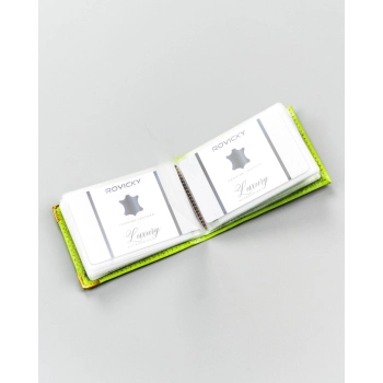 Etui na karty skórzane 301-BL-GREEN