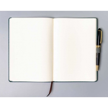 Notes planer A5 organizer notatnik zeszyt w kropki Peterson z gumką