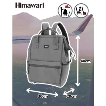 Plecak Himawari USB wodoodporny na laptopa bagaż kabinowy pojemny podróżny