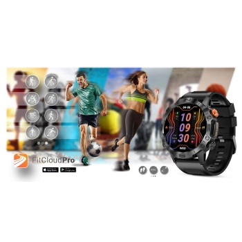 Smartwatch Gravity do codziennego noszenia i treningów