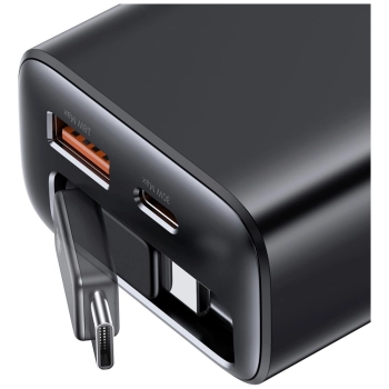 Ładowarka sieciowa USAMS Xiang Series    CC296 30W 1xUSB-C 1xUSB-A + kabel USB-C biały