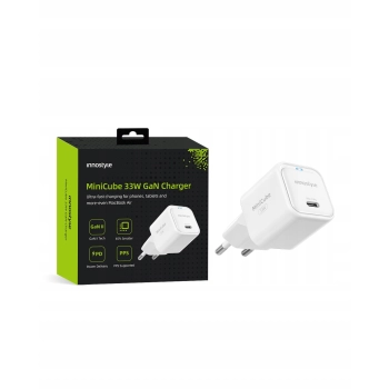 INNOSTYLE SZYBKA ŁADOWARKA KOSTKA USB-C 33W USB TYP C GAN II DO SAMSUNG LED