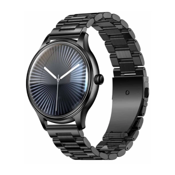 Smart Watch COLMI L28 (czarny + czarny stalowy pasek)