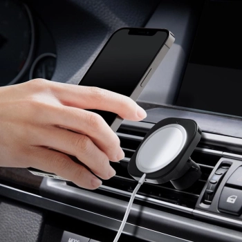 SPIGEN MAGFIT APPLE MAGSAFE CAR CHARGER HOLDER BLACK