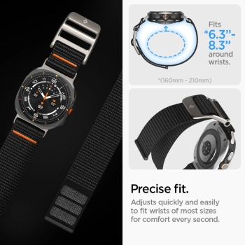 SPIGEN DURAPRO FLEX SAMSUNG GALAXY WATCH ULTRA (47 MM) BLACK