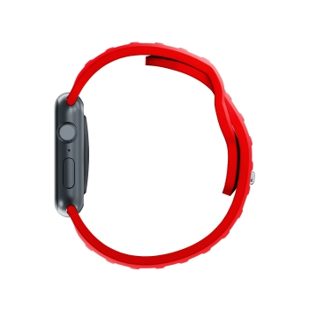 42/44/45/46/49 mm Red (big) - 3mk Silicone Watch Strap for Apple