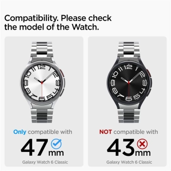 SPIGEN MODERN FIT BAND SAMSUNG GALAXY WATCH 6 CLASSIC (47 MM) SILVER