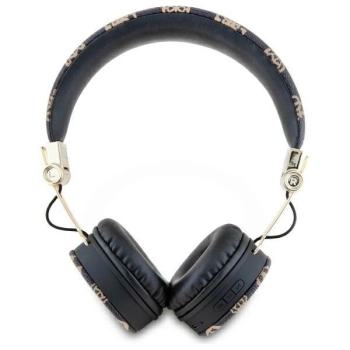 Guess słuchawki nauszne Bluetooth ENC    GUBH70EPOSMK czarny/black Peony Script Round Shape