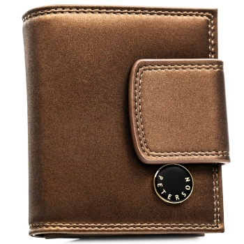 Portfel damski Peterson z ochroną RFID, elegancki na karty
