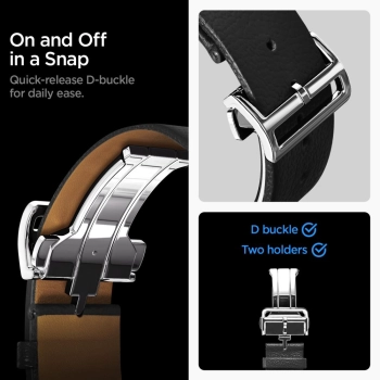SPIGEN ENZO SAMSUNG GALAXY WATCH 8 / CLASSIC (40 / 44 / 46 MM) BLACK