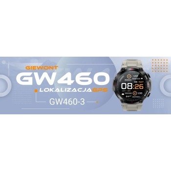 Smartwatch GIEWONT Pionier GPS do noszenia na rękę