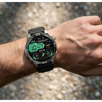Smartwatch Gravity Grafitowy Pasek + Bransoleta GT46-3