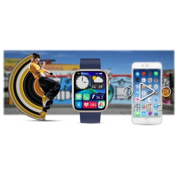 Smartwatch Damski Gravity Elegancki Zegarek Dotykowy