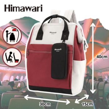Stylowy plecak miejski HIMAWARI z przestronną kieszenią na laptopa A4