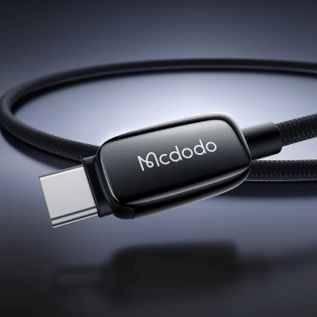 MCDODO ŁADOWARKA KABEL USB-C DO IPHONE LIGHTNING SZYBKIE ŁADOWANIE 1M LED