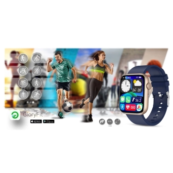 Smartwatch Damski Gravity Elegancki Zegarek Dotykowy