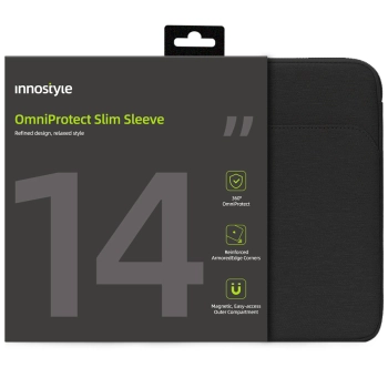 INNOSTYLE TORBA NA LAPTOPA 13 14 WODOODPORNA ETUI OMNIPROTECT SLIM CZARNA