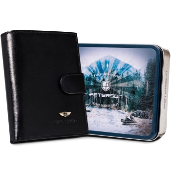 Portfel męski skórzany PTN N104L-VT BLACK