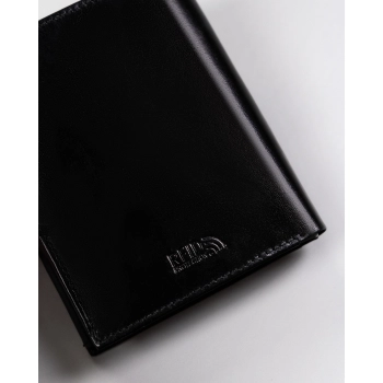 Klasyczny, skórzany portfel męski na zatrzask - Peterson