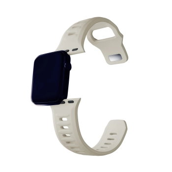 42/44/45/46/49 mm Nude (big) - 3mk Silicone Watch Strap for Apple