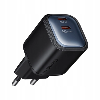 MCDODO SZYBKA ŁADOWARKA SIECIOWA DO TELEFONU ZASILACZ 2X USB-C PD GAN 45W