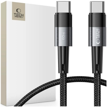 TECH-PROTECT ULTRABOOST TYPE-C CABLE PD60W/3A 25CM GREY