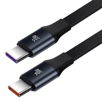 Ładowarka samochodowa Baseus Enjoyment z kablami USB-C, 33W (czarna)