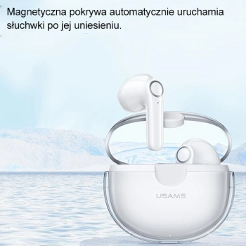 USAMS Słuchawki Bluetooth 5.1 TWS BUseries bezprzewodowe fioletowy/purple BHUBU02