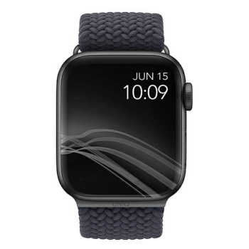 UNIQ pasek Aspen Apple Watch 40/38/41mmSeries 1/2/3/4/5/6/7/8/9/SE/SE2 Braided szary/granite grey
