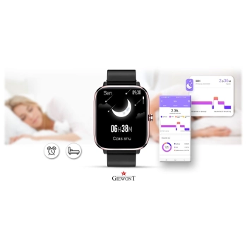 Smartwatch Giewont różowo- do sportów i codziennego noszenia