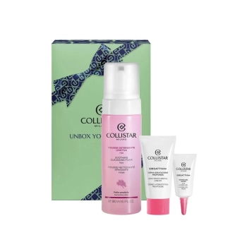 Zestaw Collistar Unbox Your Beauty Soothing Cleansing Face Mousse 180ml + Deeply Moisturizing Cream 25ml + Eye Hydro-Gel 5ml