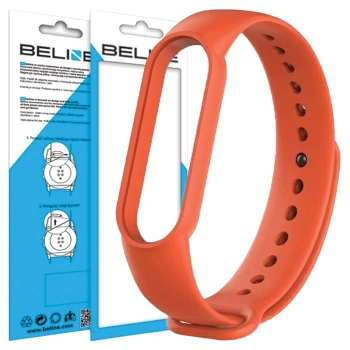 Beline pasek Mi Band 3/4pomarańczowy/orange