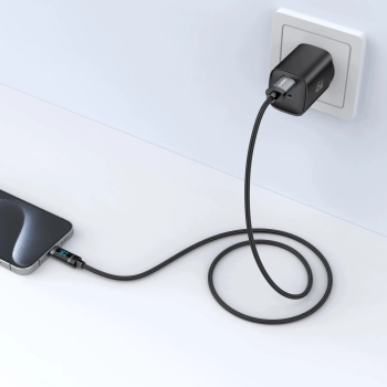PALPRO KABEL USB-A USB-C SZYBKIE ŁADOWANIE DO SAMSUNG APPLE 3A 18W LED 1M
