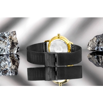 Zegarek Damski Giewont Sapphire Złoto Czarny GW4130-B4