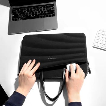 INNOSTYLE DAMSKA TORBA NA LAPTOPA 15 6 16 WODOODPORNA CARRYLITE SLIM CZARNA
