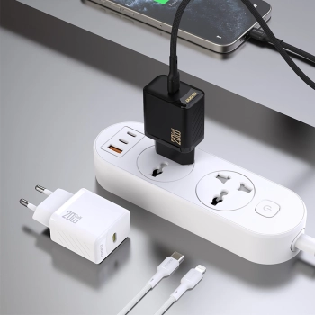 Ładowarka Dudao A26 PD20W GaN USB-C - biała